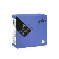 Papírové ubrousky INFIBRA Linea New Soft-touch modrá 2vrstvy 38x38cm, 40ks