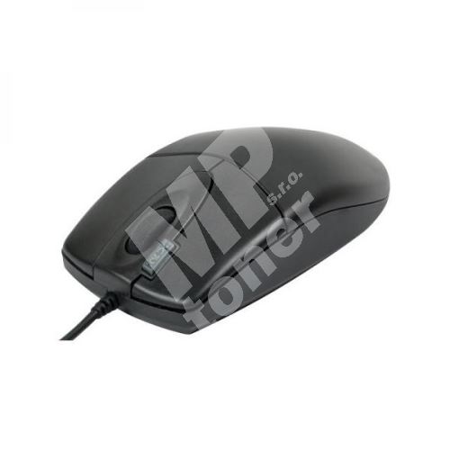 A4-Tech myš OP-620D, optická, 3tl., 1 kolečko, USB, černá, 2xclick 1