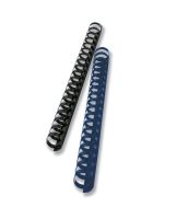 Plastové hřbety pro vazbu 9/16", 25 mm, černé 14 (13)