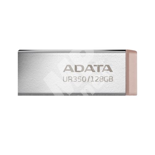 128GB ADATA UR350, USB flash disk 3.2, stříbrno hnědá 1