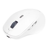 Myš Marvo WM106W WH, 1600DPI, Bluetooth a 2,4GHz, optika, bezdrátová, bílá 6 (5)