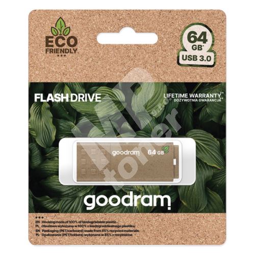 64GB Goodram UME3, USB flash disk 3.0, Eco friendly 1
