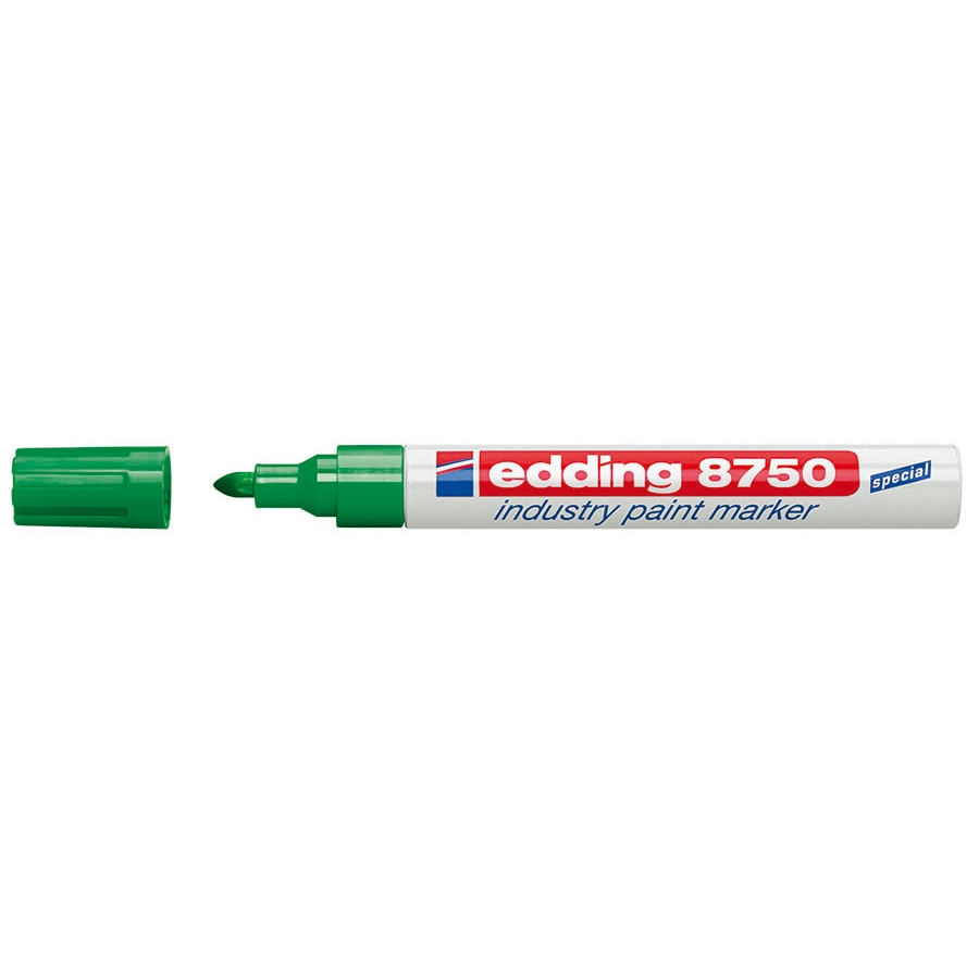 Průmyslový lakový popisovač Edding 8750, zelený