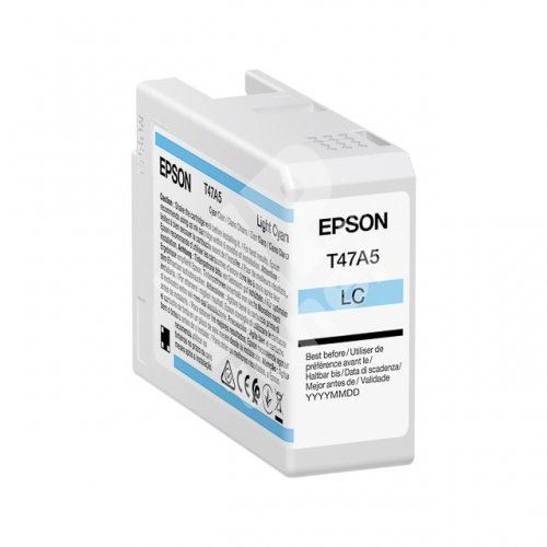 Inkoustová cartridge Epson C13T47A500, SC-P900, light cyan, originál 1