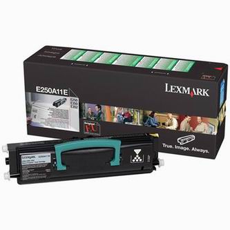 Kompatibilní toner Lexmark E250, E350, černá, E250A11E, MP print
