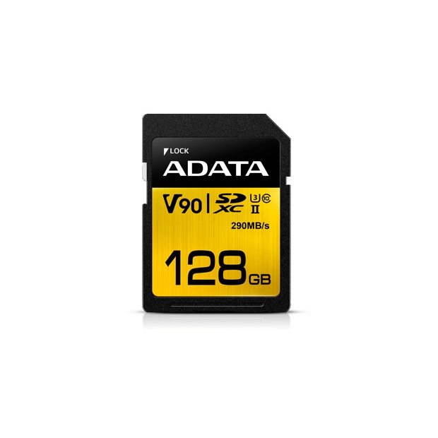 128GB ADATA SDXC UHS-II U3 (290/260MB)