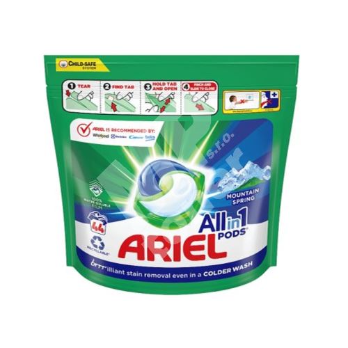 Ariel All in 1 Pods Mountain Spring gelové kapsle univerzální 44 kusů 1