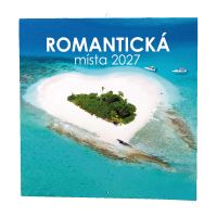 Nástěnný kalendář - Romantická místa