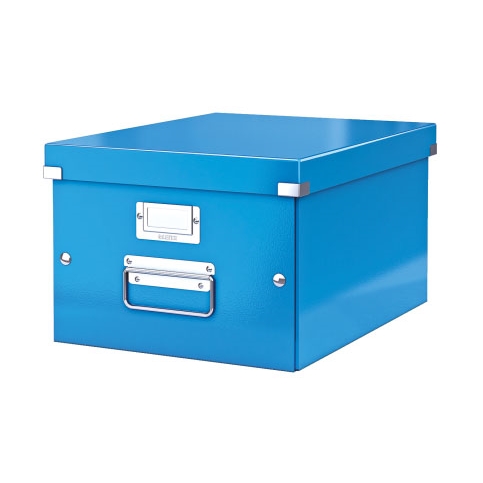 Úložná krabice Leitz Click & Store WOW (A4), modrá