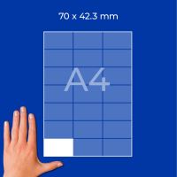 Samolepící etikety Ultragrip 70 x 42,3 mm, 220 listů A4 3652-200 4 (4)