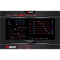 Herní myš Marvo M519, 12000DPI, optika, 8tl., drátová USB, černá 7 (6)