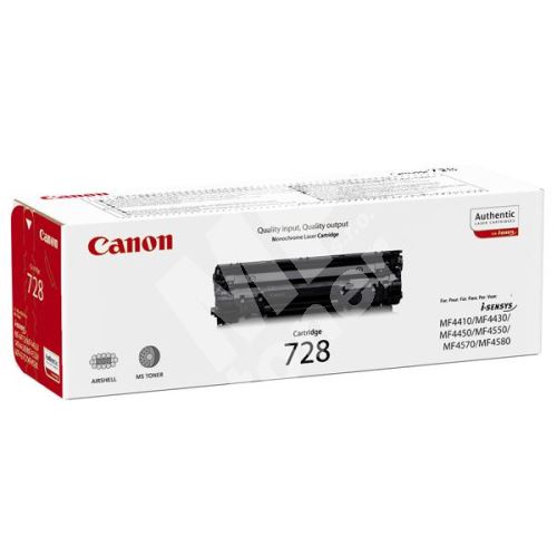 Toner Canon CRG-728, black, 3500B002, originál rozbaleno 1