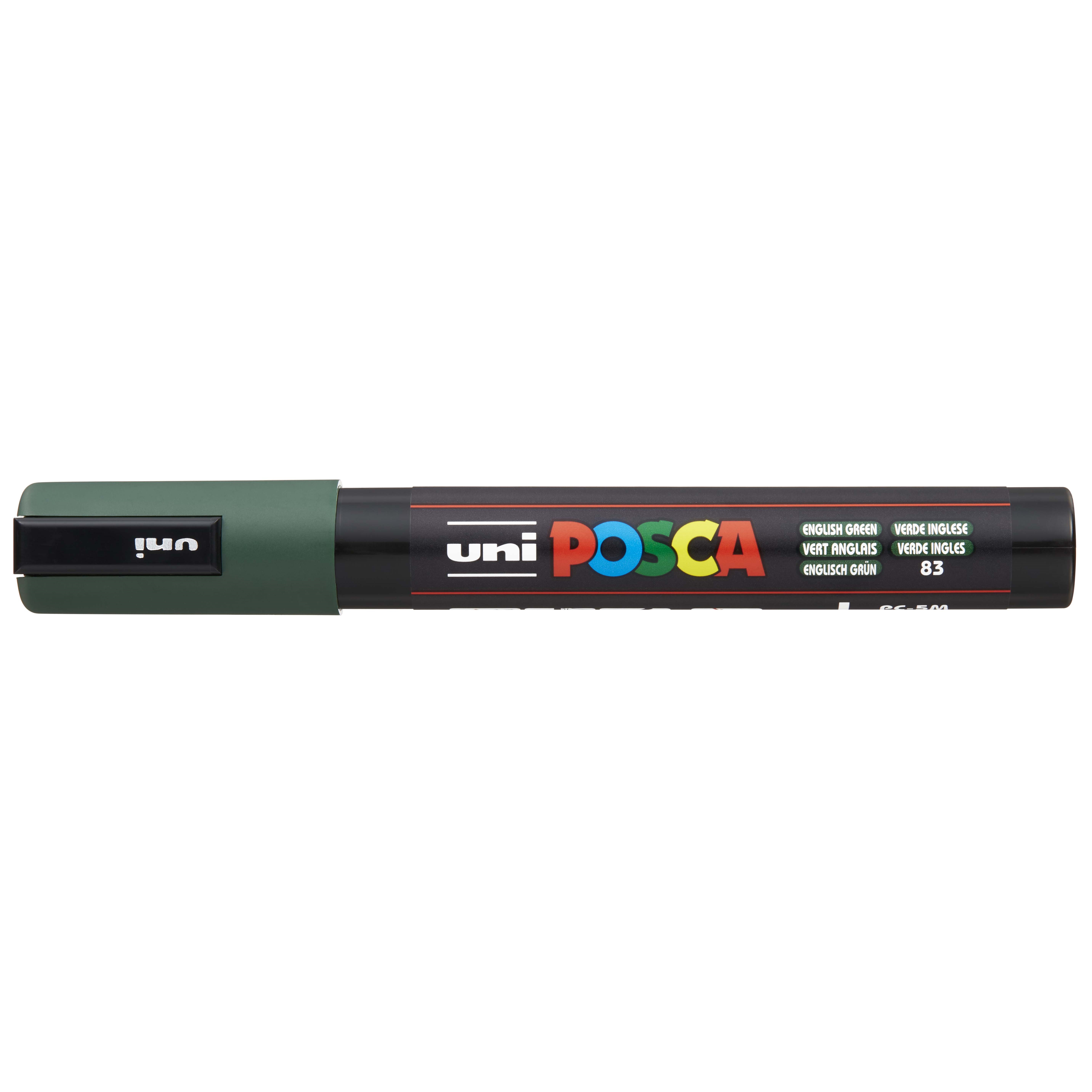 Akrylový popisovač Uni Posca PC-5M, 2,5 mm, angl. zelený