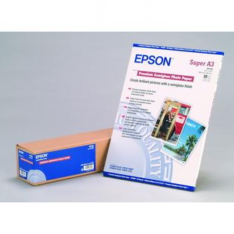 Epson Premium Semigloss Photo Paper, foto papír, pololesklý, bílý, 250 g/m, A3+