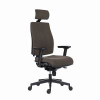Kancelářské ergonomické křeslo Powerton Jana, šedé 2 (1)