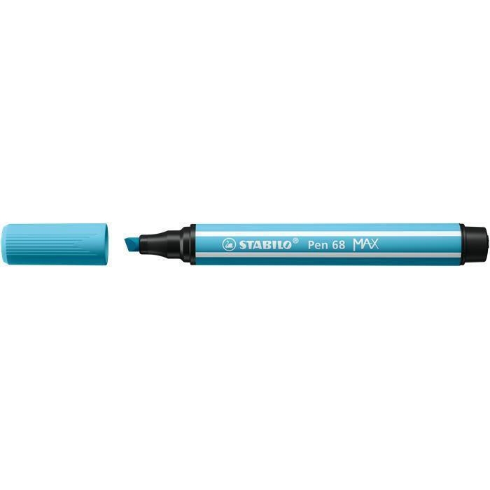 Fix Stabilo Pen 68 MAX, 1-5 mm, azurová