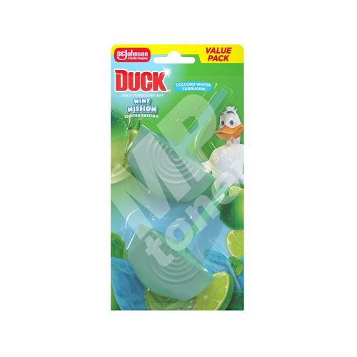 Duck Aqua 4v1 Turquoise Mint Mission WC závěs duopack 2x36 ml 1