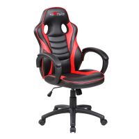 Studentská herní židle Red Fighter C6, černo-červená 3 (2)