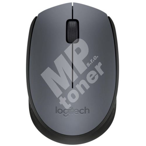 Myš Logitech Wireless Mouse M170, optická, bezdrátová, šedá 1