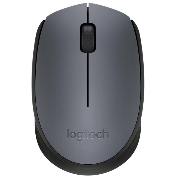 Myš Logitech Wireless Mouse M170, optická, bezdrátová, šedá