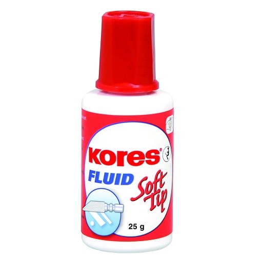 Opravný lak Kores Fluid Soft Tip 25g