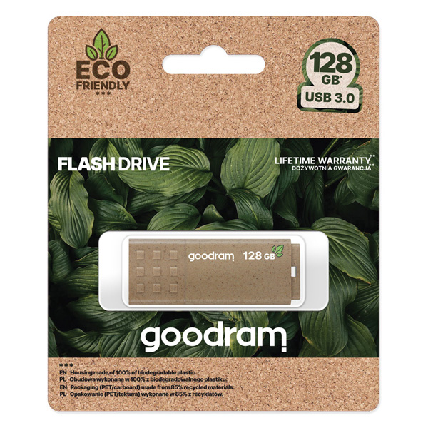 128GB Goodram UME3, USB flash disk 3.0, Eco friendly