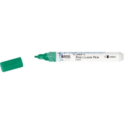 Fix na porcelán a sklo Kreul CLEAR, medium, zelená 1