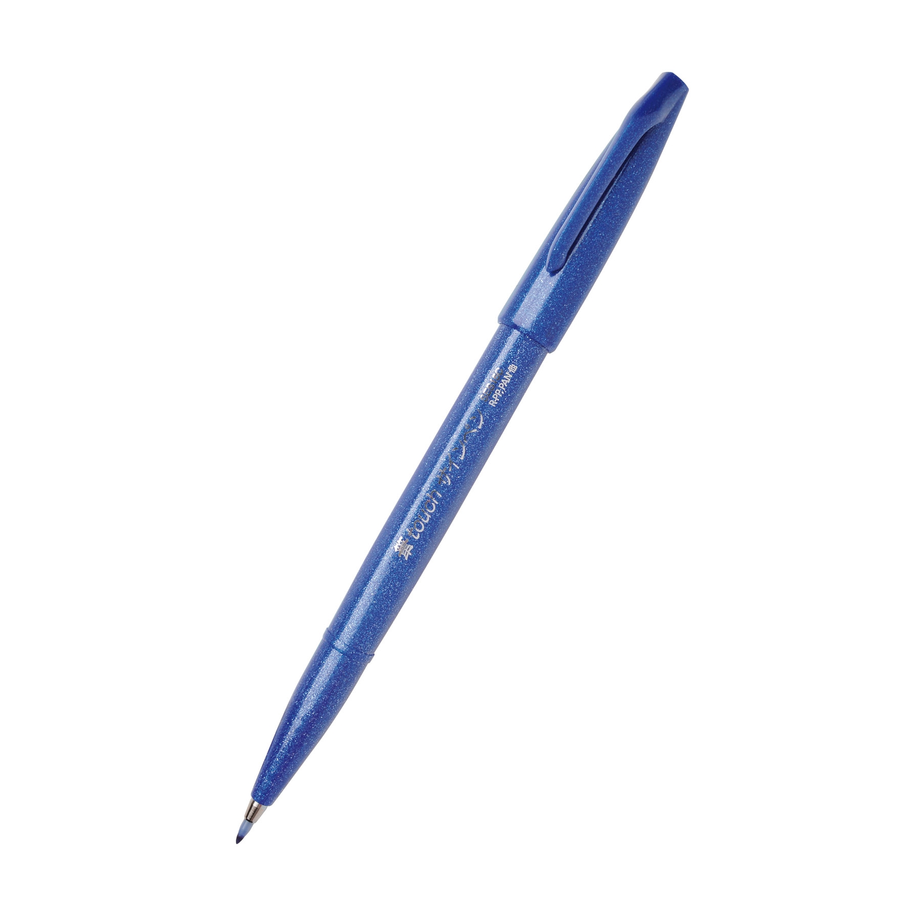 Štětečkový popisovač Pentel Brush Sign Pen touch SES15 modrý