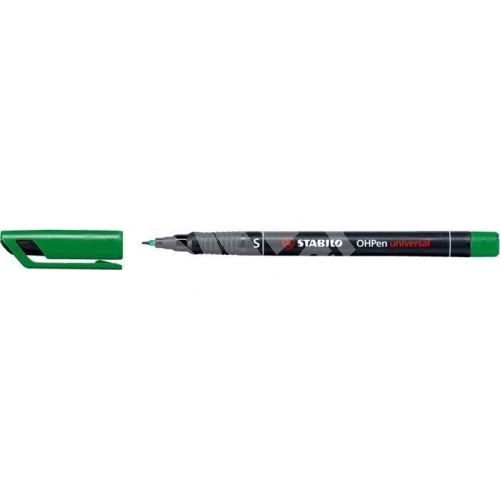 Permanentní popisovač Stabilo OHPen S, 0,4mm, zelený 1