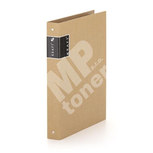 Pořadač A4 KRAFT nature R25, 2 kroužek, lamino 1