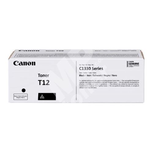 Toner Canon T12BK, i-Sensys X C1333, black, 5098C006, originál 1