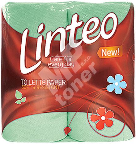Linteo Classic toaletní papír zelený 2 vrstvý 200 útržků 4 kusy 1