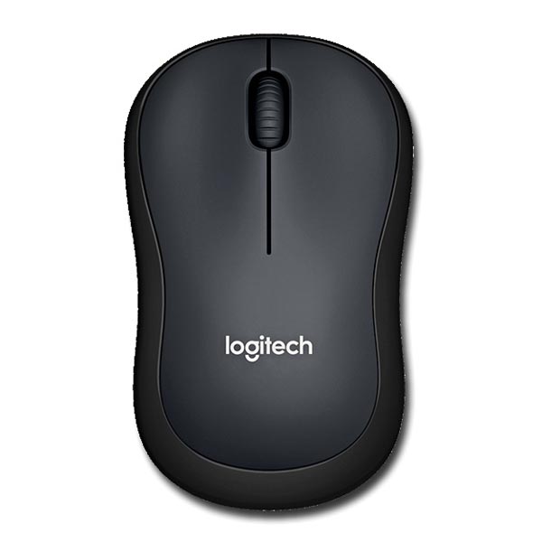 Myš Logitech M220 Silent, optická, bezdrátová, černá