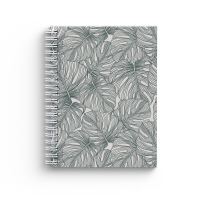 Blok s dvojitou spirálou A4, linka, Soft Monstera Blok s dvojitou spirálou A4, linka, Soft Monstera
