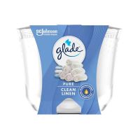 Glade svíčka vonná Maxi Clean Linen, 204 g