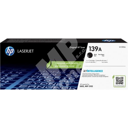 Toner HP W1390A, black, 139A, originál 1