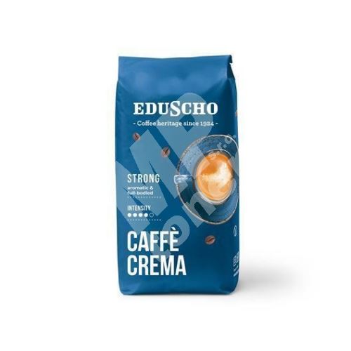Káva Eduscho Caffe Crema Strong, pražená, zrnková, 500g 1