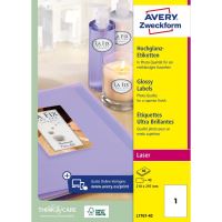 Lesklé etikety 210 x 297 mm, 40 listů A4 L7767-40 1 (1)