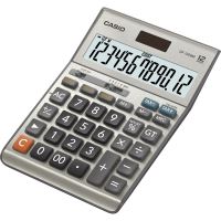 Kalkulačka Casio DF 120 B MS, stříbrná, stolní, dvanáctimístná