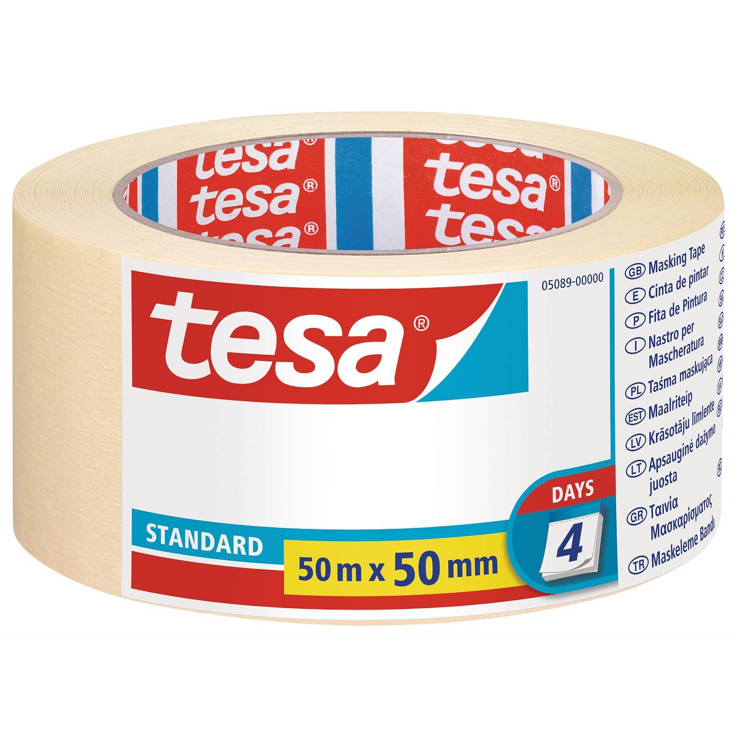 Maskovací páska Tesa Standard 5089, 50 mm x 50 m