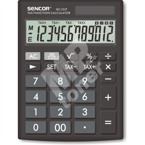 Sencor SEC 333 T stolní kalkulátor 1