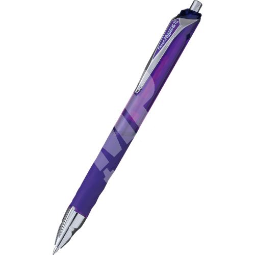 Pentel KL257 Hyper G kuličkové pero, fialová 1