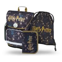 Set 3dílný Baagl Ergo, Harry Potter Pobertův plánek, batoh, penál, sáček