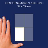 Samolepící etikety 54 x 35 mm, 24 ks etiket v bal. 3087 6 (5)