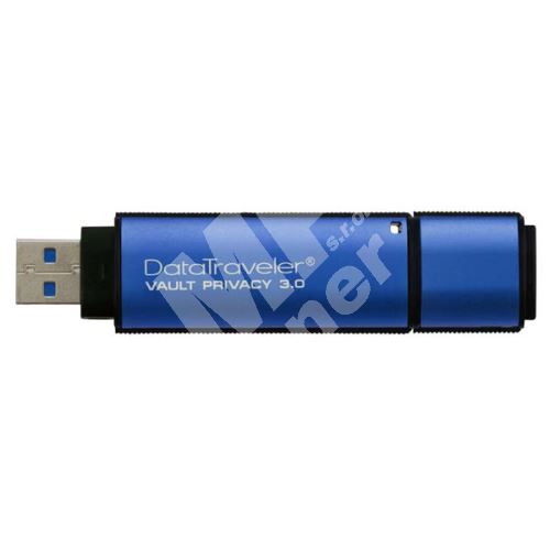 Kingston 16GB DataTraveler Vault Privacy, USB flash disk 3.0, modrá 1