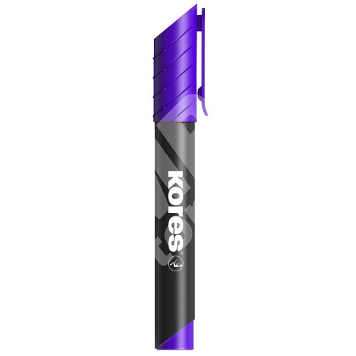 Kores K-Marker permanentní popisovač, kulatý hrot 3 mm, fialový 1