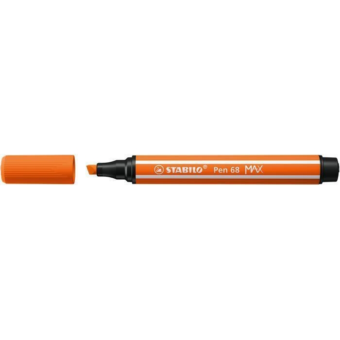 Fix Stabilo Pen 68 MAX, 1-5 mm, tmavě oranžová