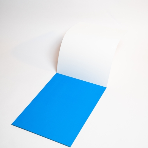Popisovatelné fólie Symbioflipcharts 500x700 mm, elektrostatické, modré