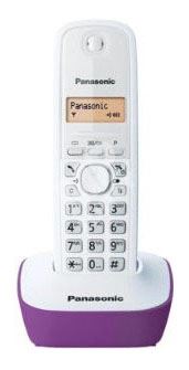 Bezšňůrový telefon Panasonic KX-TG1611FXC, purpurový 1