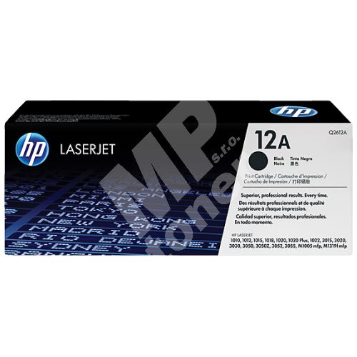 Toner HP Q2612A, black, originál 4
